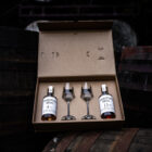 Whisky Club box - bottles and glasses