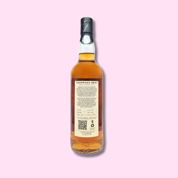 Blended Scotch Whisky 1977 - Back of Bottle