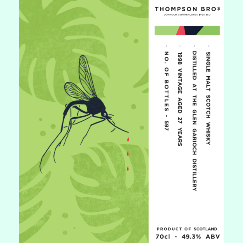 GLEN GARIOCH 1998 - Label