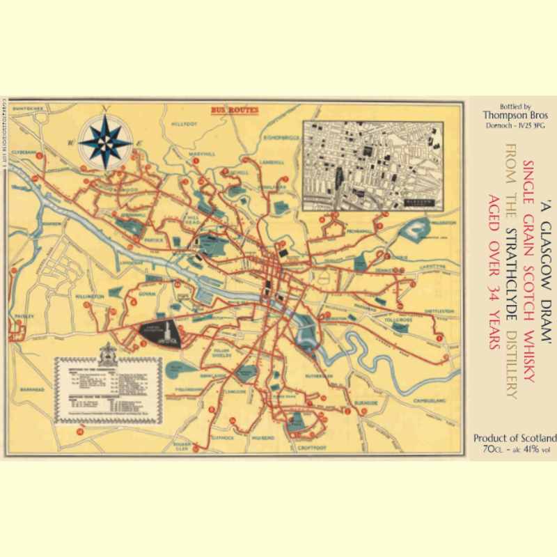 Strathclyde 34yo - Label