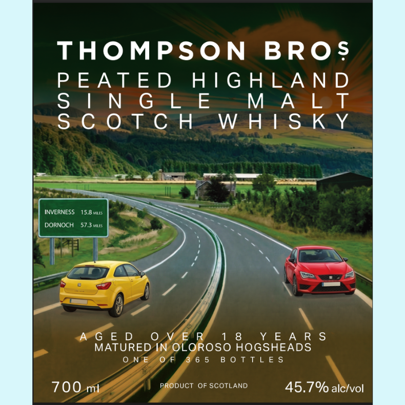 Highland Peated Single Malt Scotch Whisky, 18 Years Old, 70CL, 45.7% ABV - Image 3